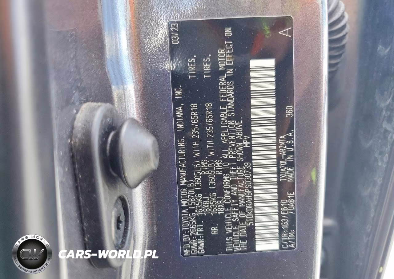 2023 Toyota Highlander Xle VIN:5TDKDRAH9PS030739 - 14