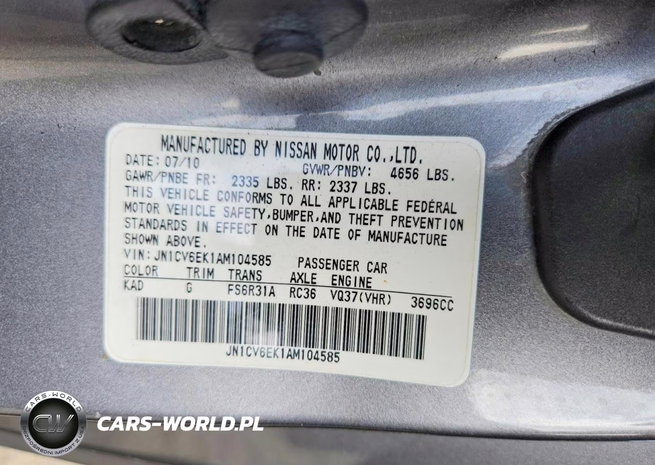 2010 Infiniti G37 Coupe Base VIN:JN1CV6EK1AM104585 - 13