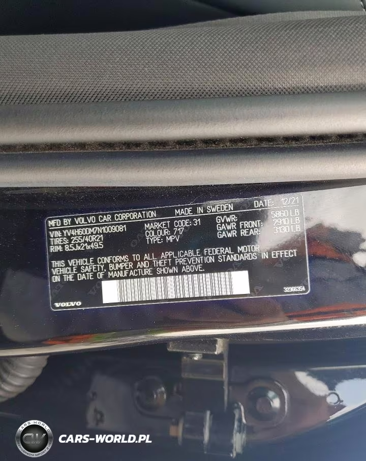 2022 Volvo Xc60 T8 Recharge R-Design VIN:YV4H60DM7N1009081 - 13
