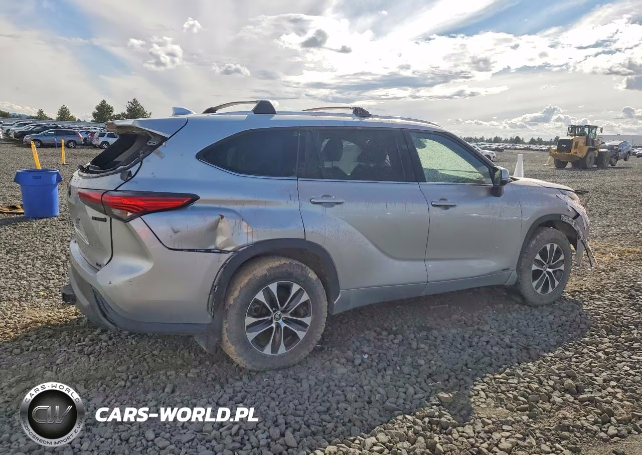 2022 Toyota Highlander Hybrid Xle VIN:5TDGBRCH6NS542562 - 3