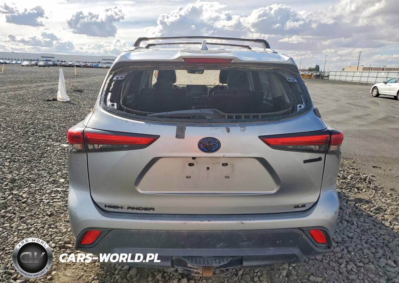 2022 Toyota Highlander Hybrid Xle VIN:5TDGBRCH6NS542562 - 6