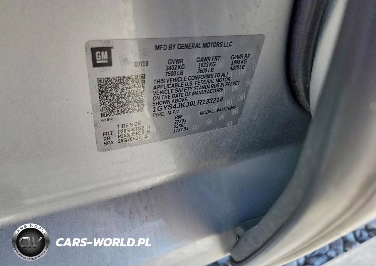 2020 Cadillac Escalade Esv Premium Luxury VIN:1GYS4JKJ9LR133214 - 13
