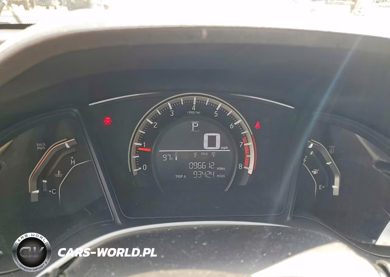 2016 Honda Civic Lx VIN:19XFC2F54GE082851 - 9