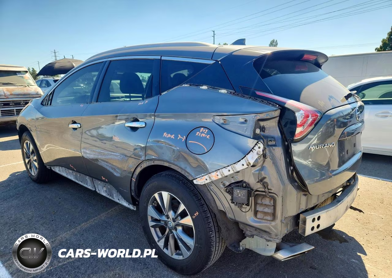 2018 Nissan Murano Sl VIN:5N1AZ2MG9JN185663 - 2