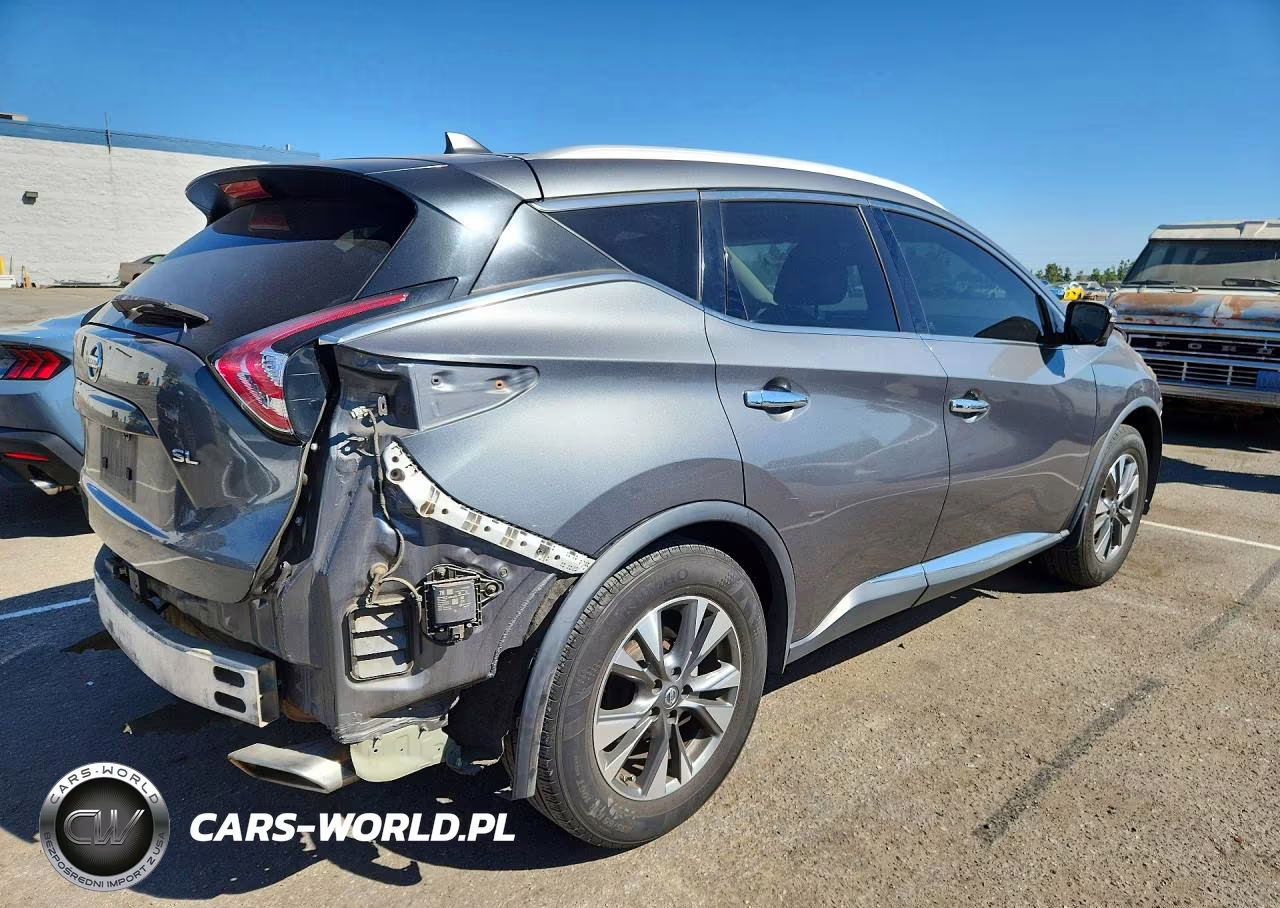 2018 Nissan Murano Sl VIN:5N1AZ2MG9JN185663 - 3