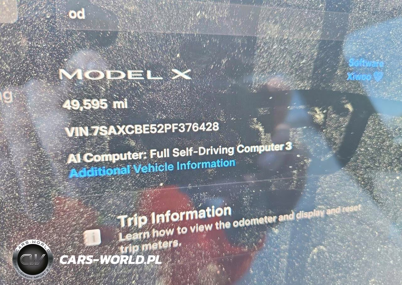 2023 Tesla Model X VIN:7SAXCBE52PF376428 - 9