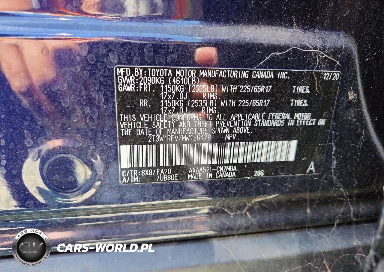 2021 Toyota Rav4 Xle VIN:2T3W1RFV7MW126128 - 14