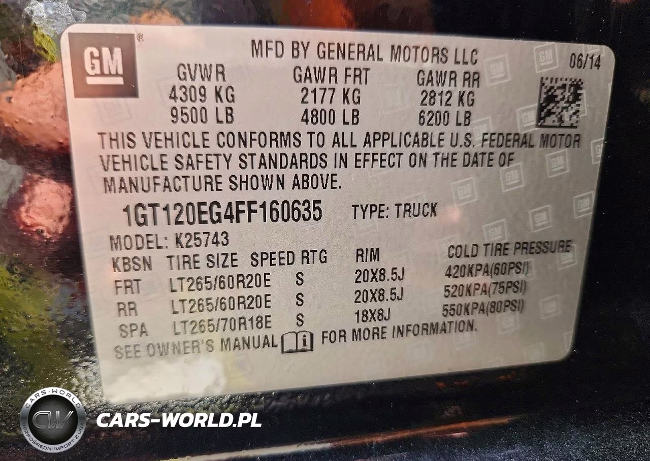 2015 GMC Sierra K2500 Denali VIN:1GT120EG4FF160635 - 13