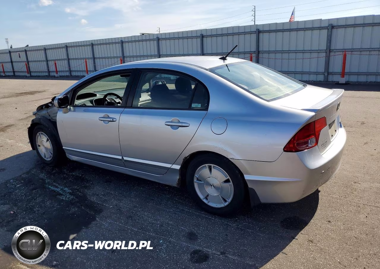 2007 Honda Civic Hybrid VIN:JHMFA36227S021642 - 2