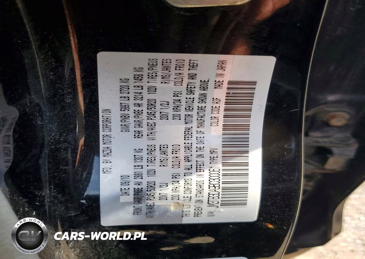 2011 Mazda Cx-9 VIN:JM3TB3DA9B0300061 - 14