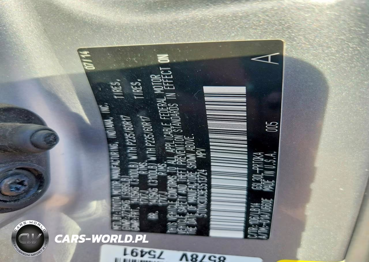 2014 Toyota Sienna Xle 8-Passenger VIN:5TDYK3DC9ES513724 - 12