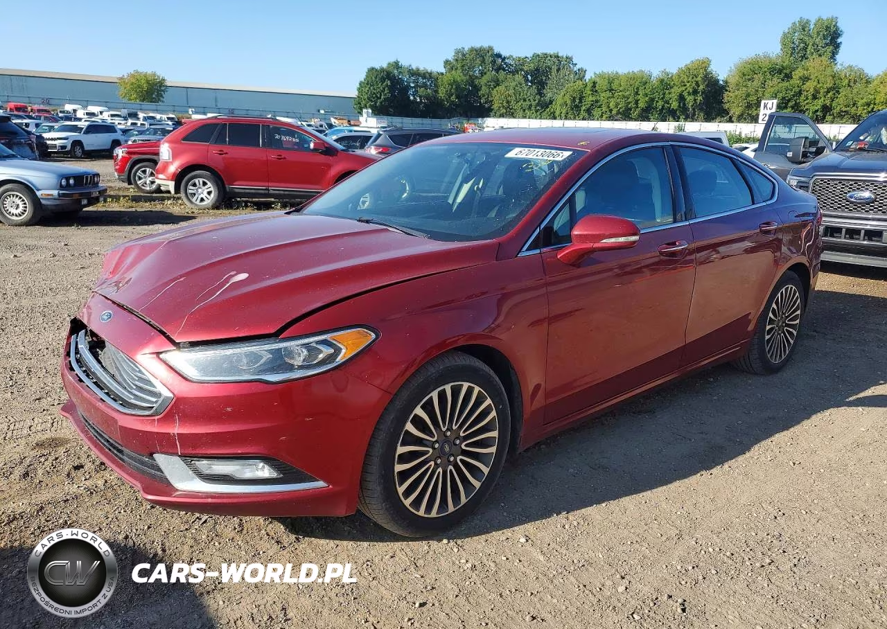 2017 Ford Fusion Titanium VIN:3FA6P0K93HR122001 - 1