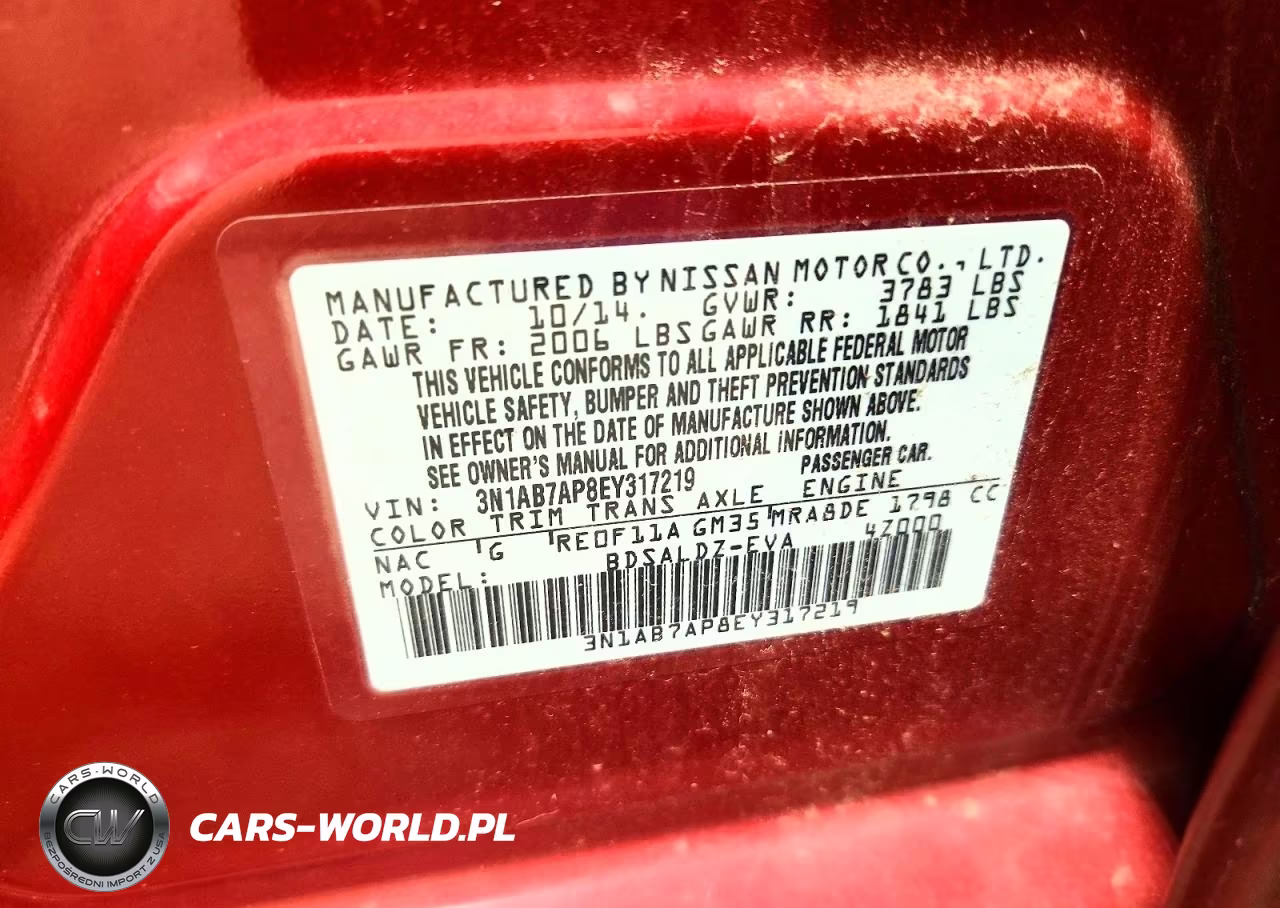 2014 Nissan Sentra S VIN:3N1AB7AP8EY317219 - 12