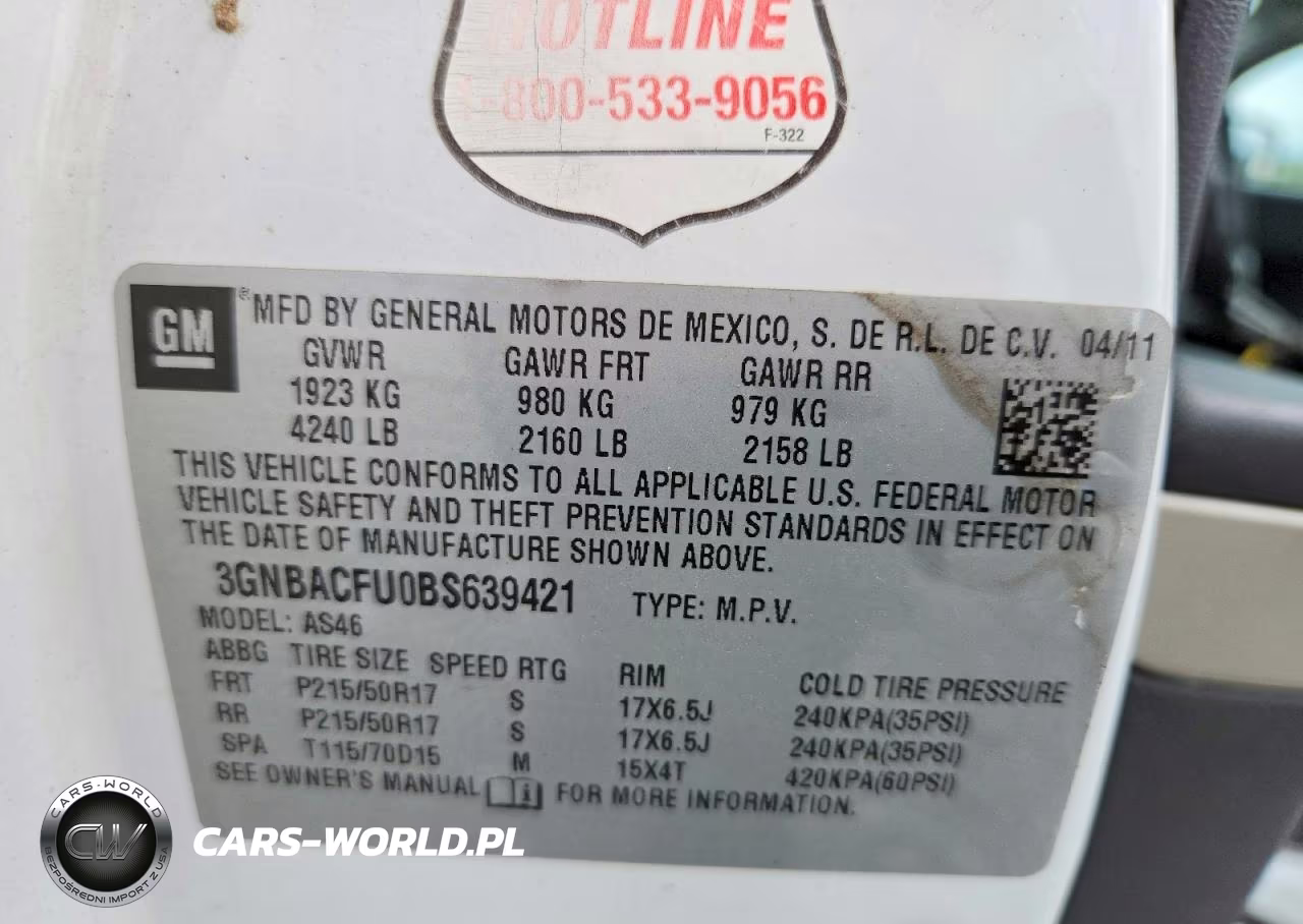 2011 Chevrolet Hhr Lt VIN:3GNBACFU0BS639421 - 13