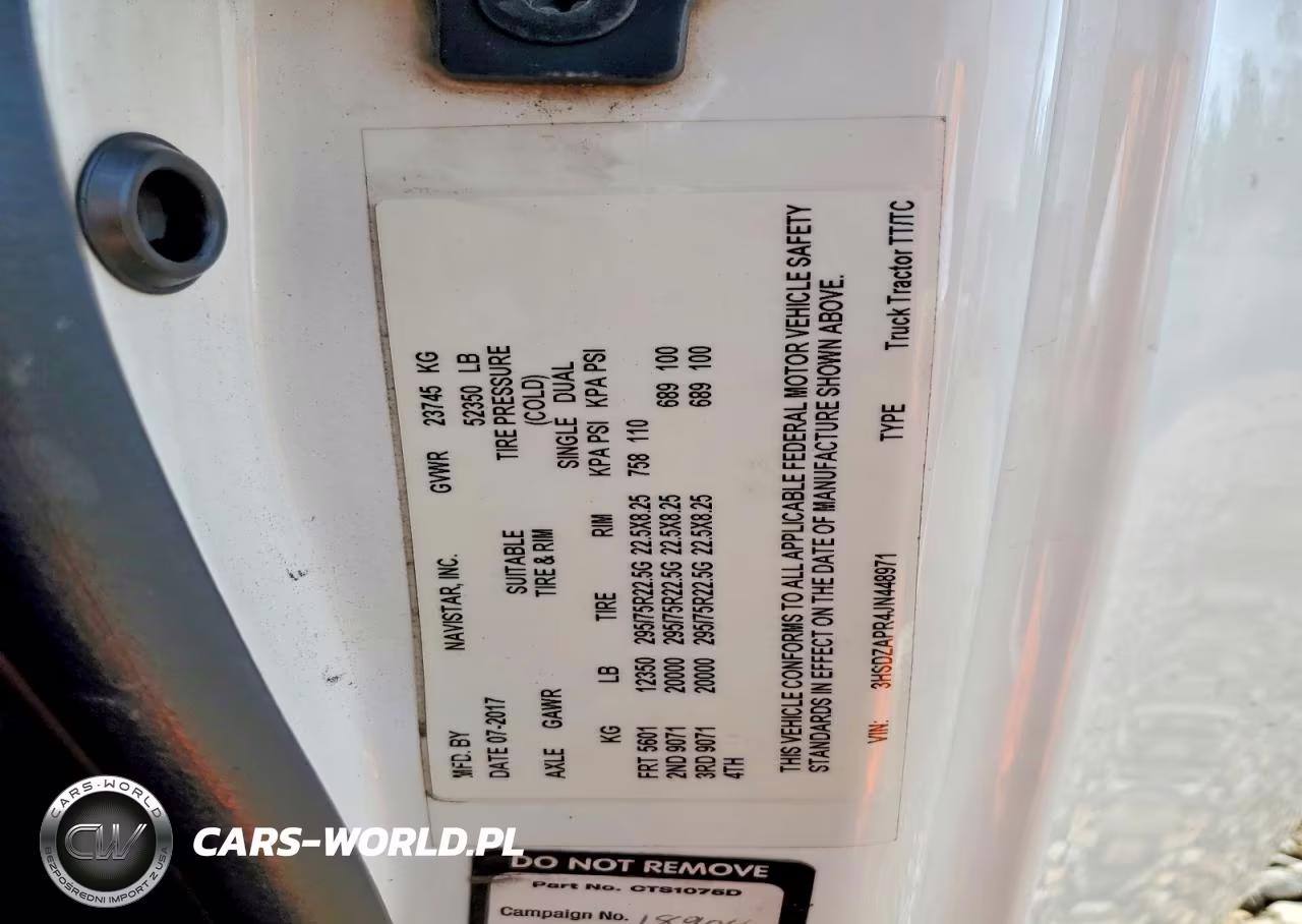 2018 International Lt625 Semi Truck VIN:3HSDZAPR4JN448971 - 12