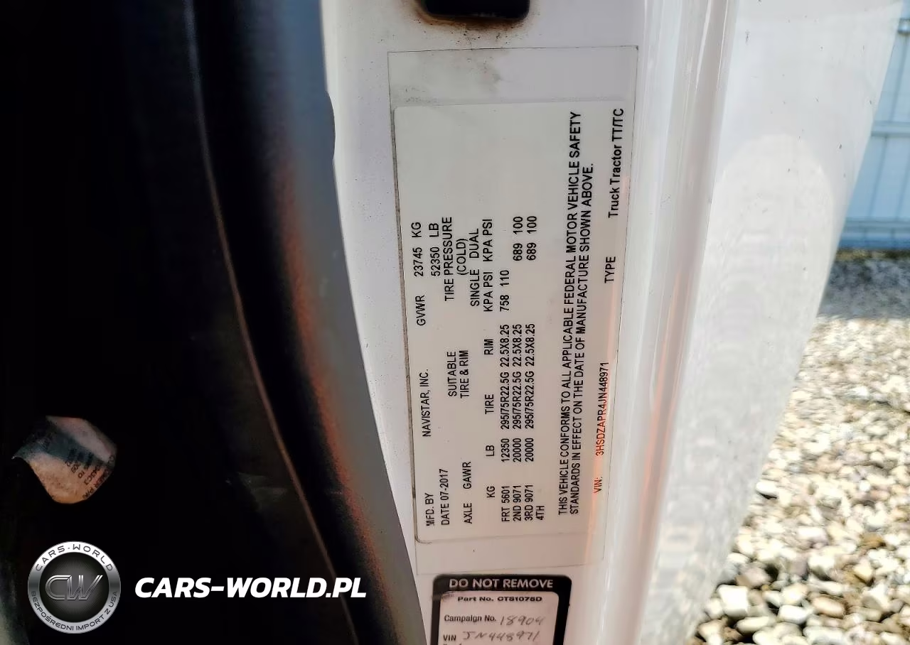 2018 International Lt625 Semi Truck VIN:3HSDZAPR4JN448971 - 13