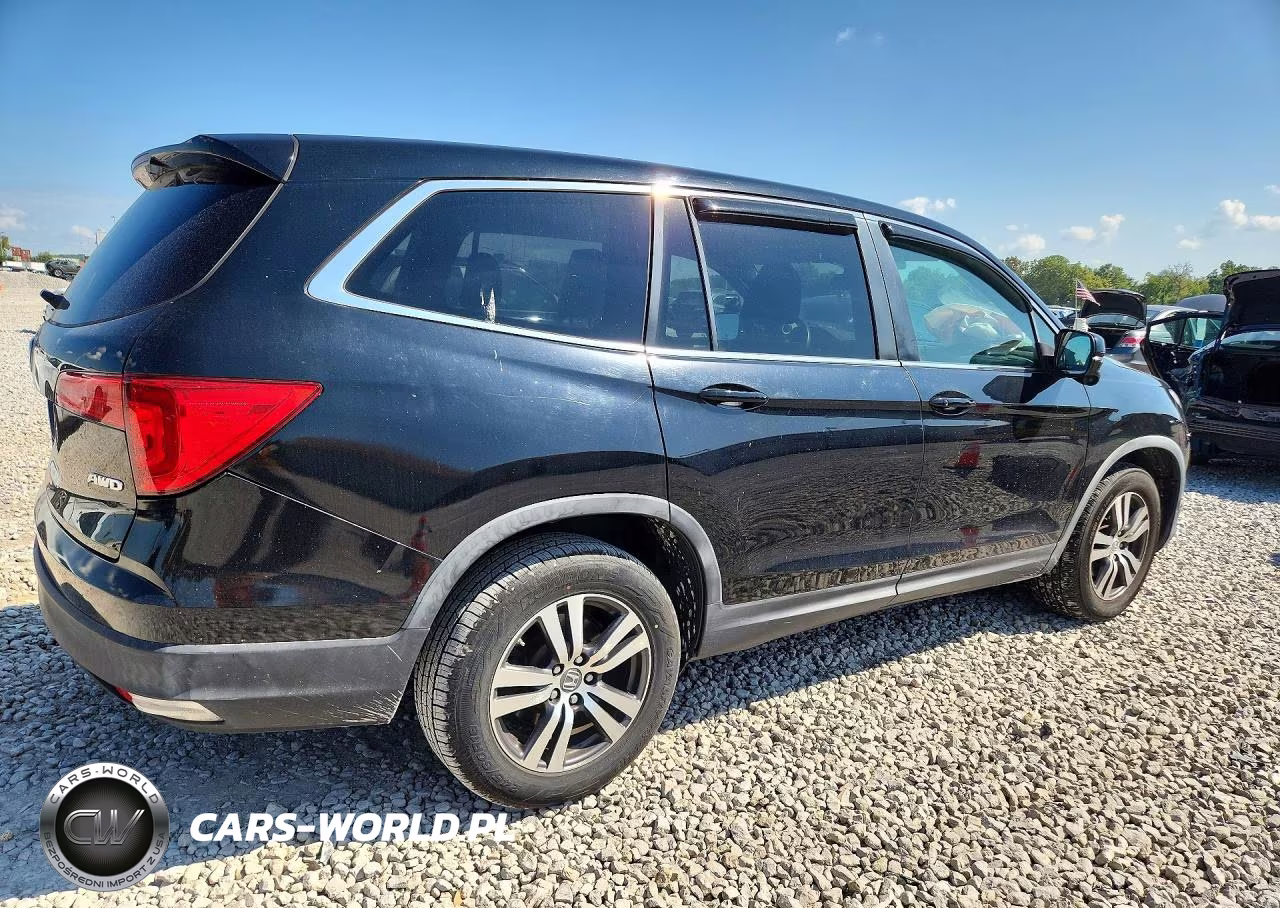 2016 Honda Pilot Exln VIN:5FNYF6H79GB126391 - 3