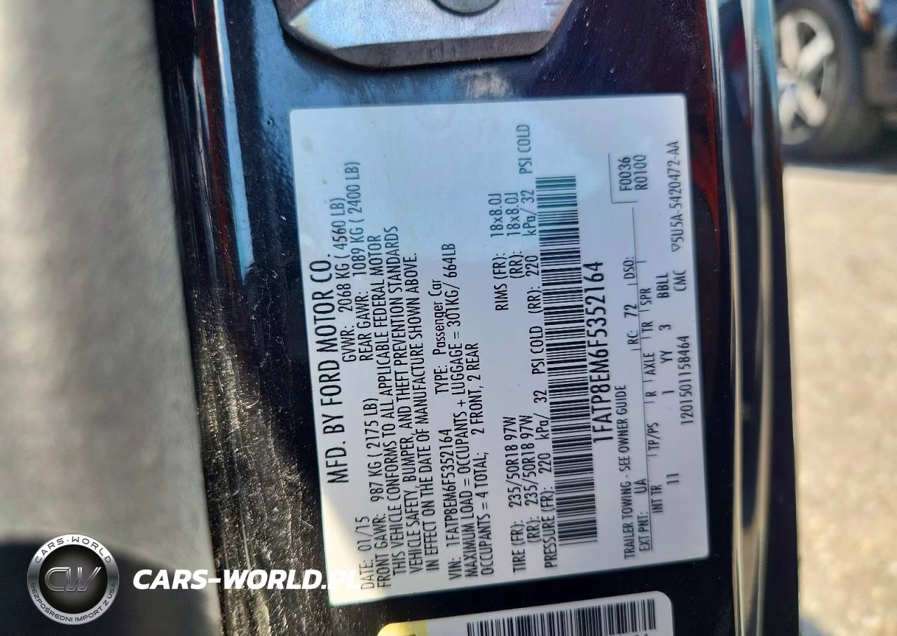 2015 Ford Mustang VIN:1FATP8EM6F5352164 - 13