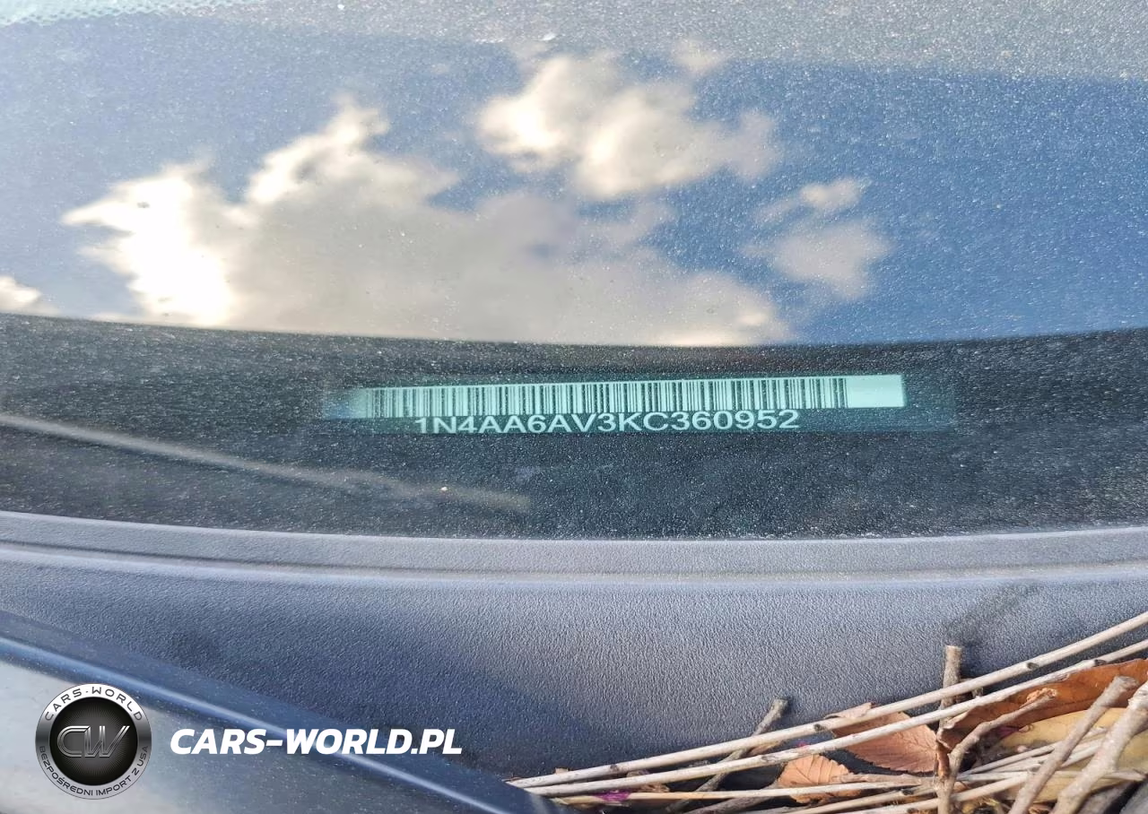 2019 Nissan Maxima 3.5 S VIN:1N4AA6AV3KC360952 - 12
