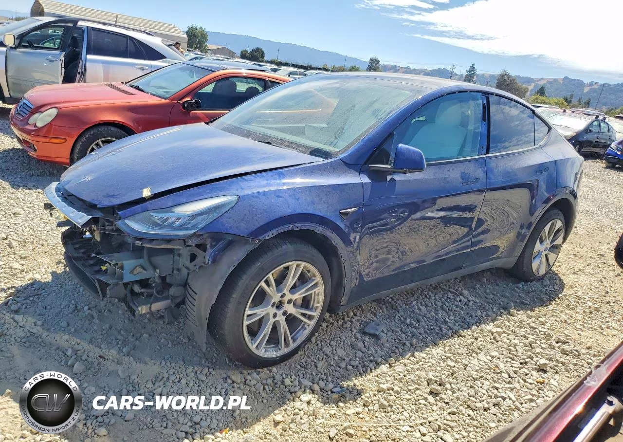 2022 Tesla Model Y VIN:7SAYGAEE3NF493127 - 1