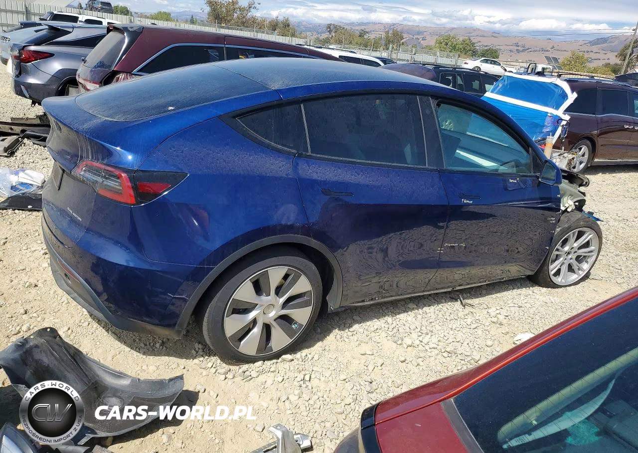 2022 Tesla Model Y VIN:7SAYGAEE3NF493127 - 3