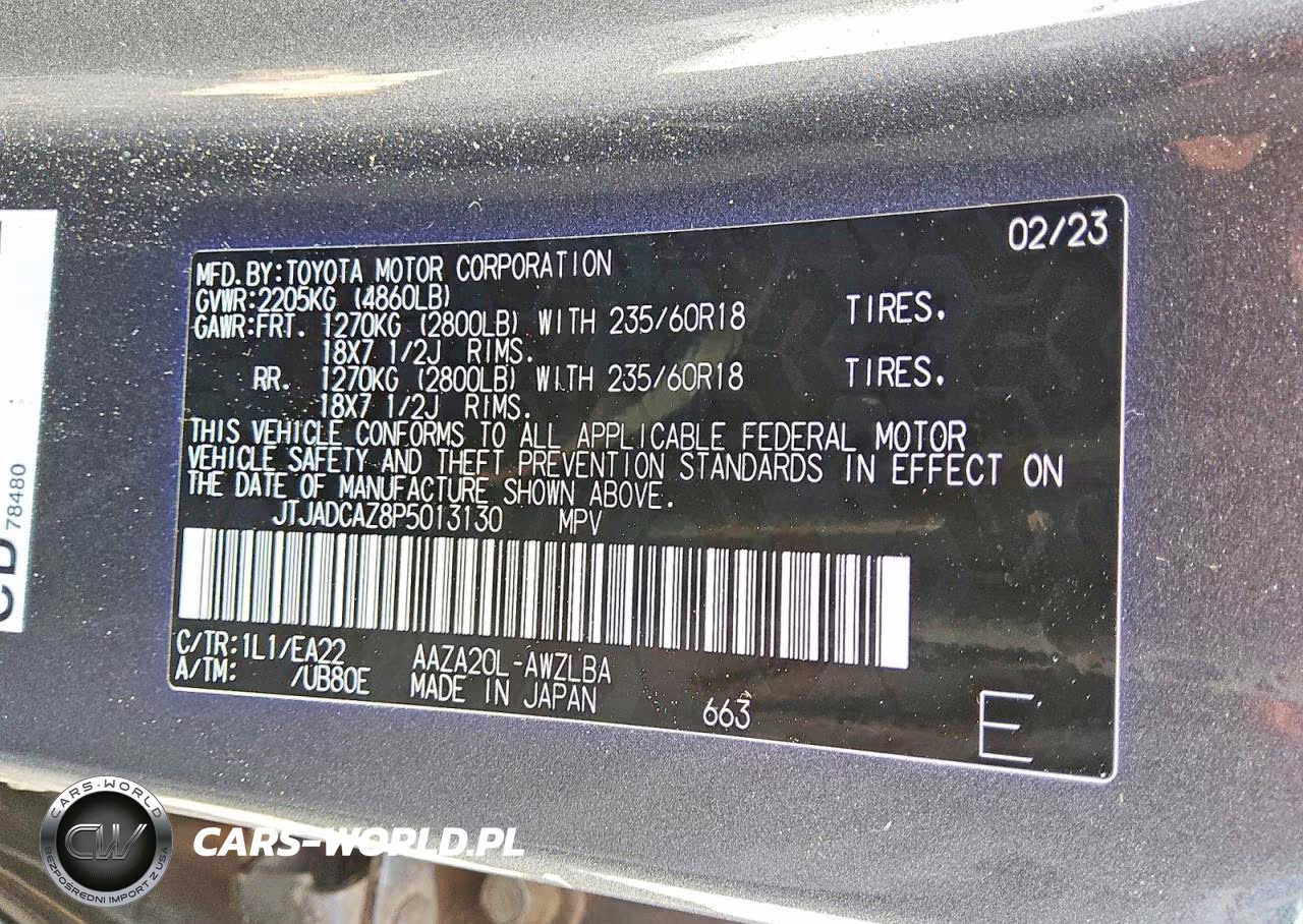2023 Lexus Nx 250 VIN:JTJADCAZ8P5013130 - 12