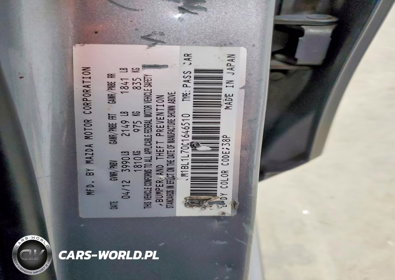 2012 Mazda 3 I VIN:JM1BL1L70C1646510 - 12