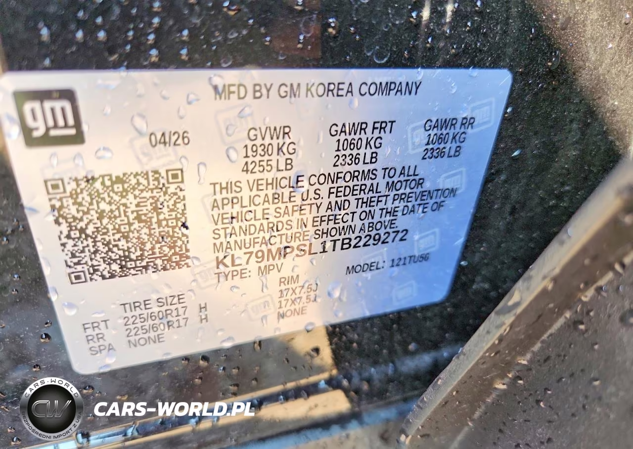 2026 Chevrolet Trailblazer Lt VIN:KL79MPSL1TB229272 - 13