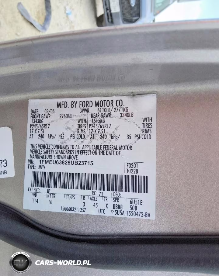 2006 Ford Explorer Xlt VIN:1FMEU63826UB23715 - 13