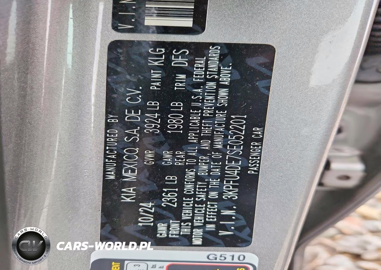 2025 Kia K4 Ex VIN:3KPFU4DE7SE052201 - 12