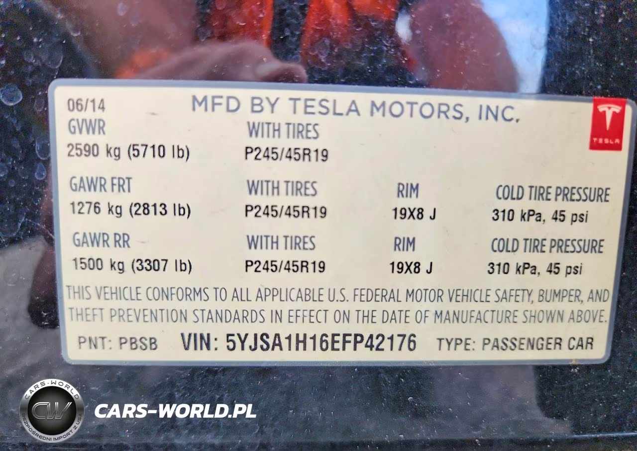 2014 Tesla Model S VIN:5YJSA1H16EFP42176 - 12