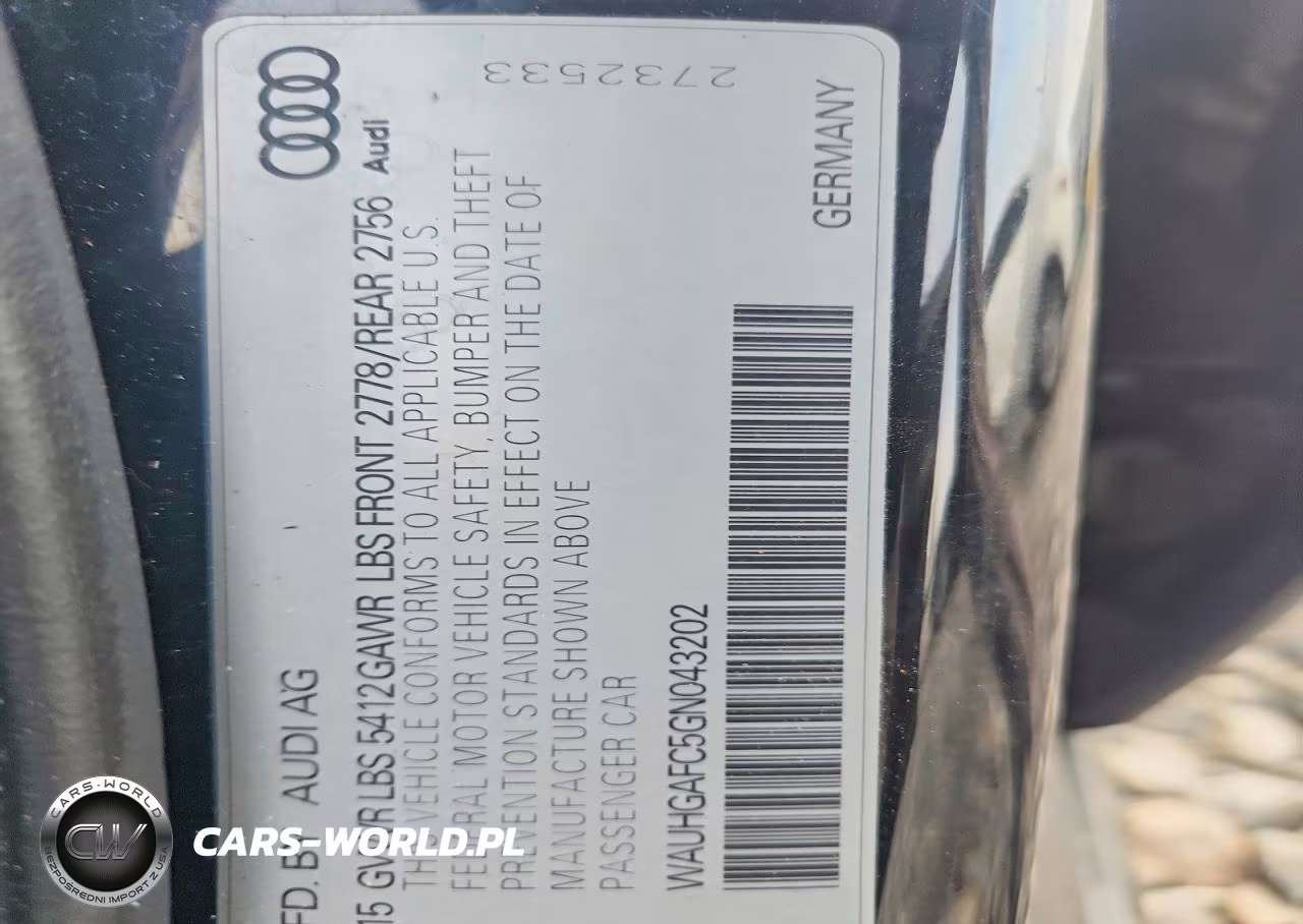 2016 Audi A6 Prestige VIN:WAUHGAFC5GN043202 - 12
