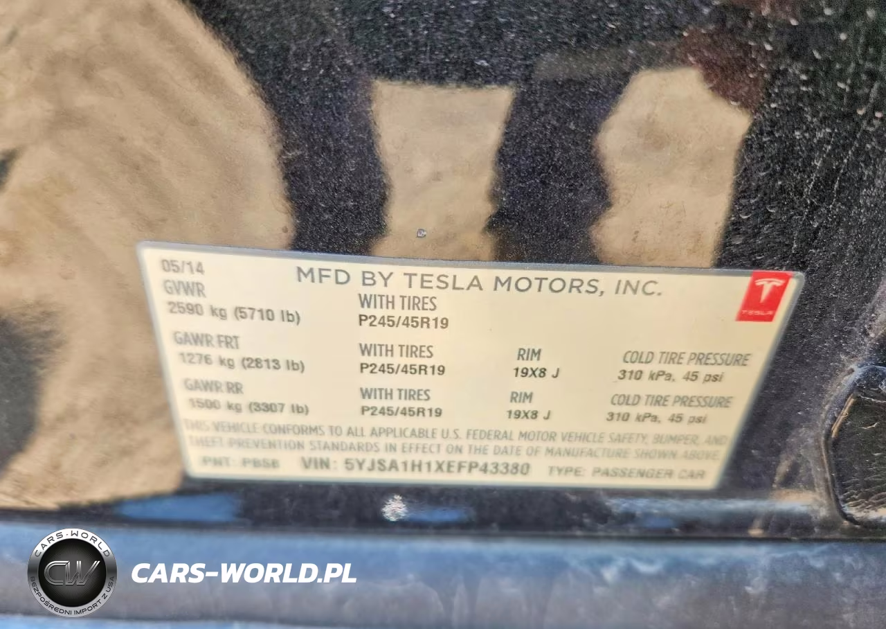 2014 Tesla Model S VIN:5YJSA1H1XEFP43380 - 12