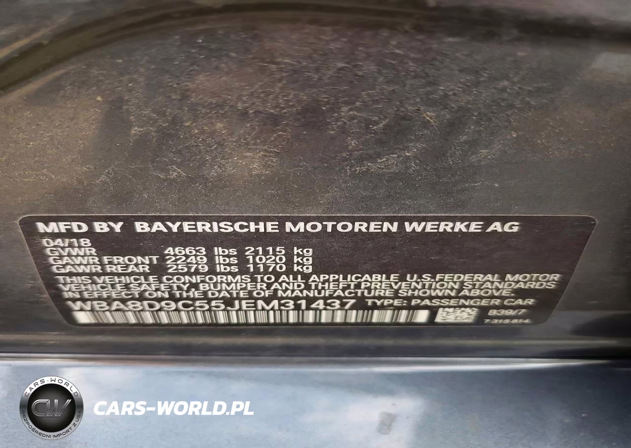 2018 BMW 330 Xi VIN:WBA8D9C55JEM31437 - 12