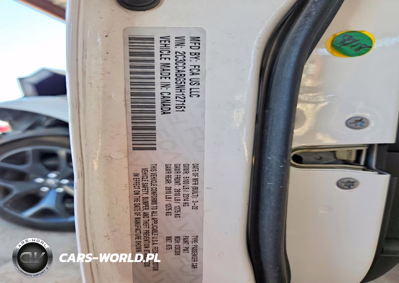 2022 Chrysler 300 S VIN:2C3CCABG5NH127161 - 12