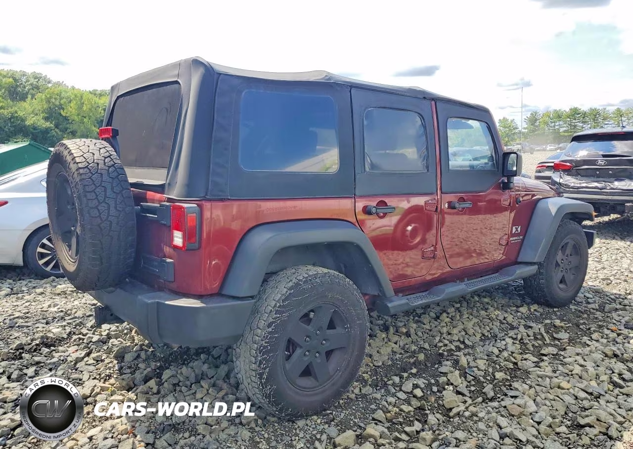 2008 Jeep Wrangler Unlimited X VIN:1J4GA39148L518805 - 3