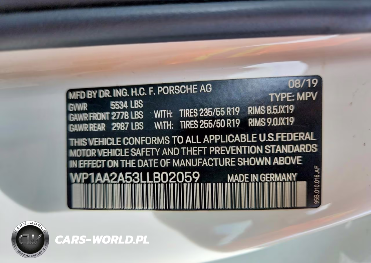 2020 Porsche Macan VIN:WP1AA2A53LLB02059 - 13