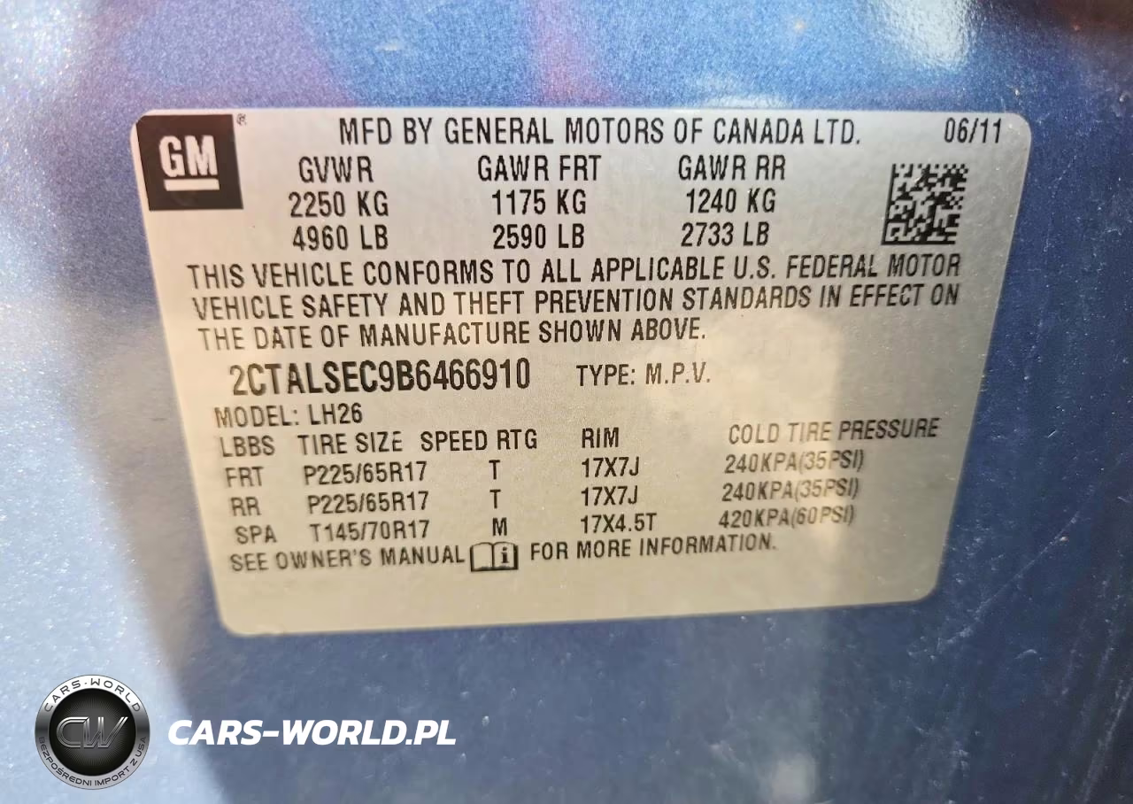 2011 GMC Terrain Sle VIN:2CTALSEC9B6466910 - 13