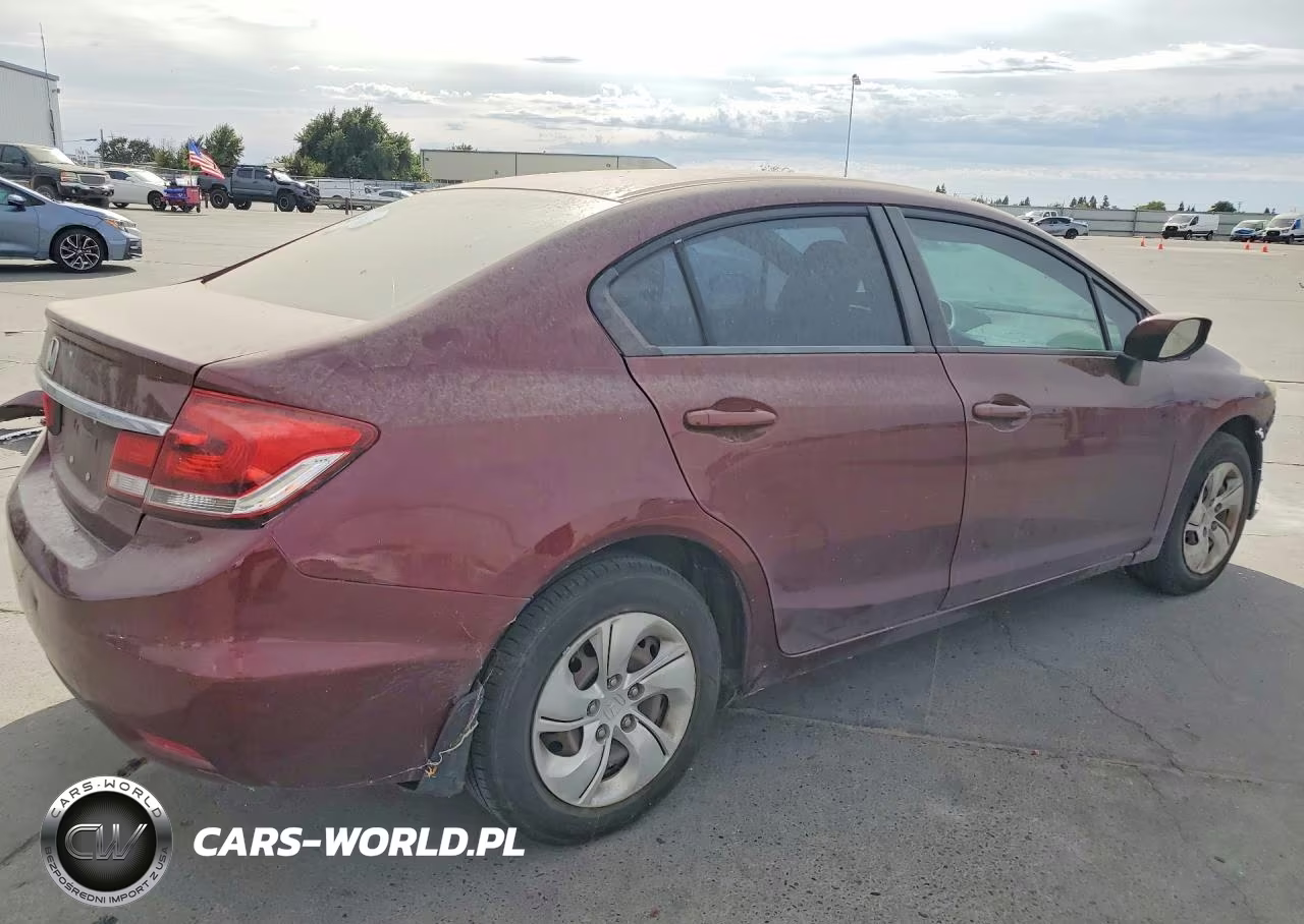 2013 Honda Civic Lx VIN:19XFB2F55DE274214 - 3
