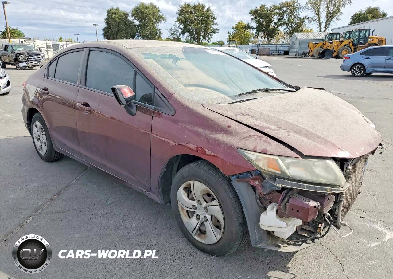 2013 Honda Civic Lx VIN:19XFB2F55DE274214 - 4