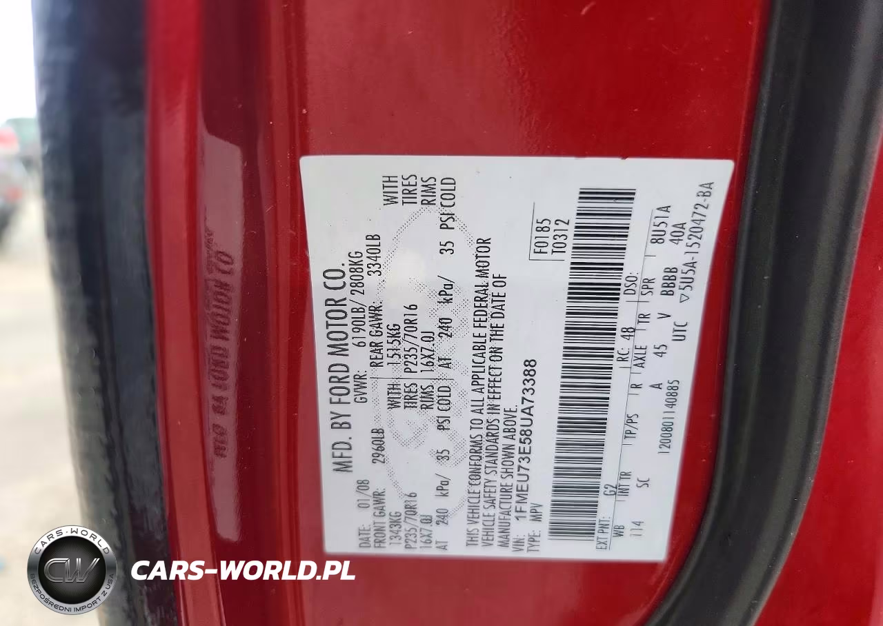 2008 Ford Explorer Xlt VIN:1FMEU73E58UA73388 - 13
