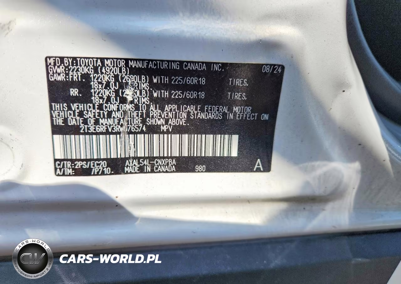 2024 Toyota Rav4 Xse VIN:2T3E6RFV3RW076574 - 12