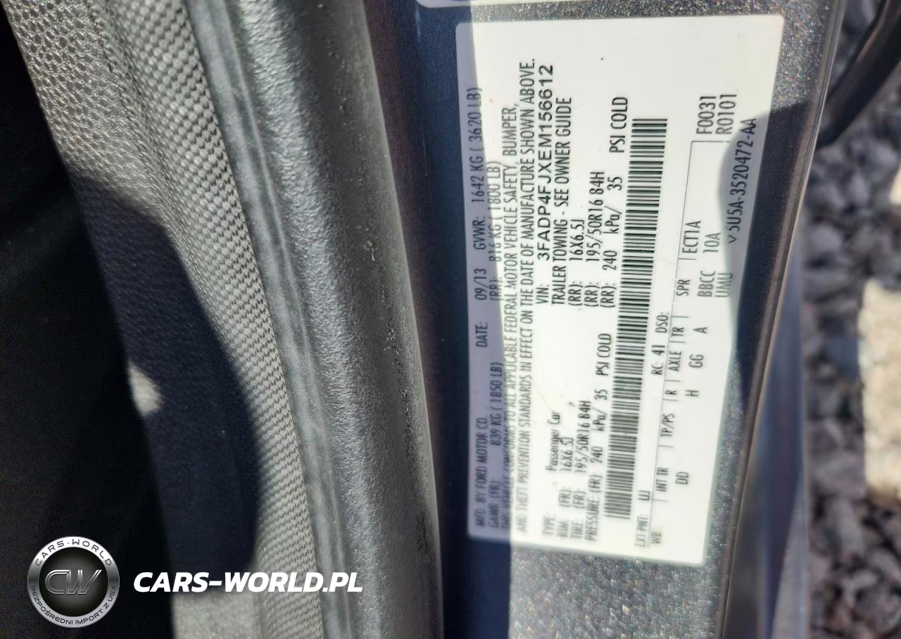 2014 Ford Fiesta Titanium VIN:3FADP4FJXEM156612 - 12