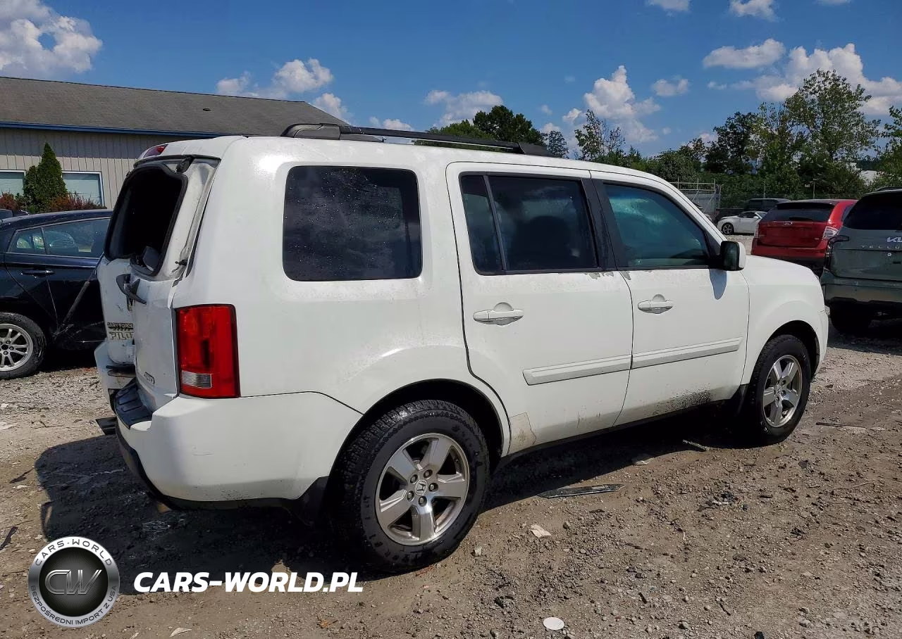2010 Honda Pilot Exl VIN:5FNYF4H52AB021640 - 3