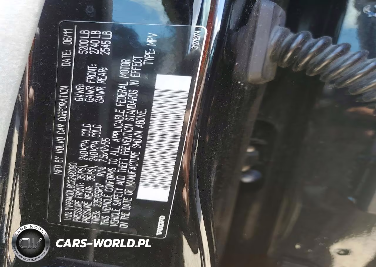 2012 Volvo Xc60 3.2 VIN:YV4940DL8C2246090 - 12