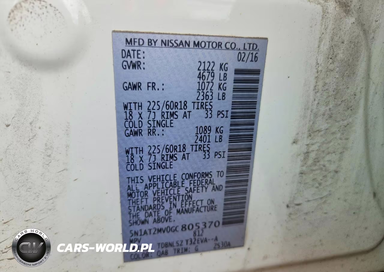 2016 Nissan Rogue Sl VIN:5N1AT2MV0GC805370 - 13