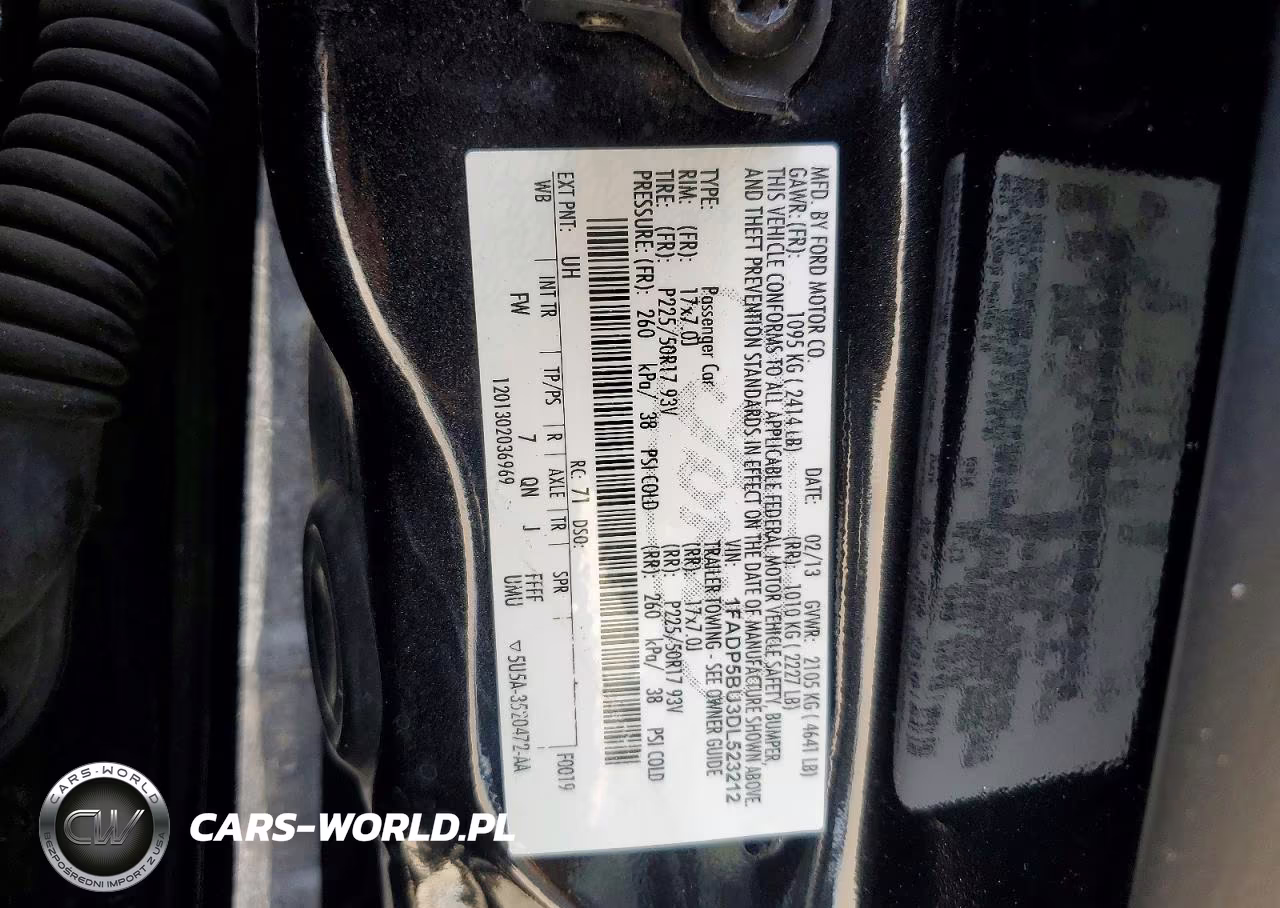 2013 Ford C-Max Sel VIN:1FADP5BU3DL523212 - 13