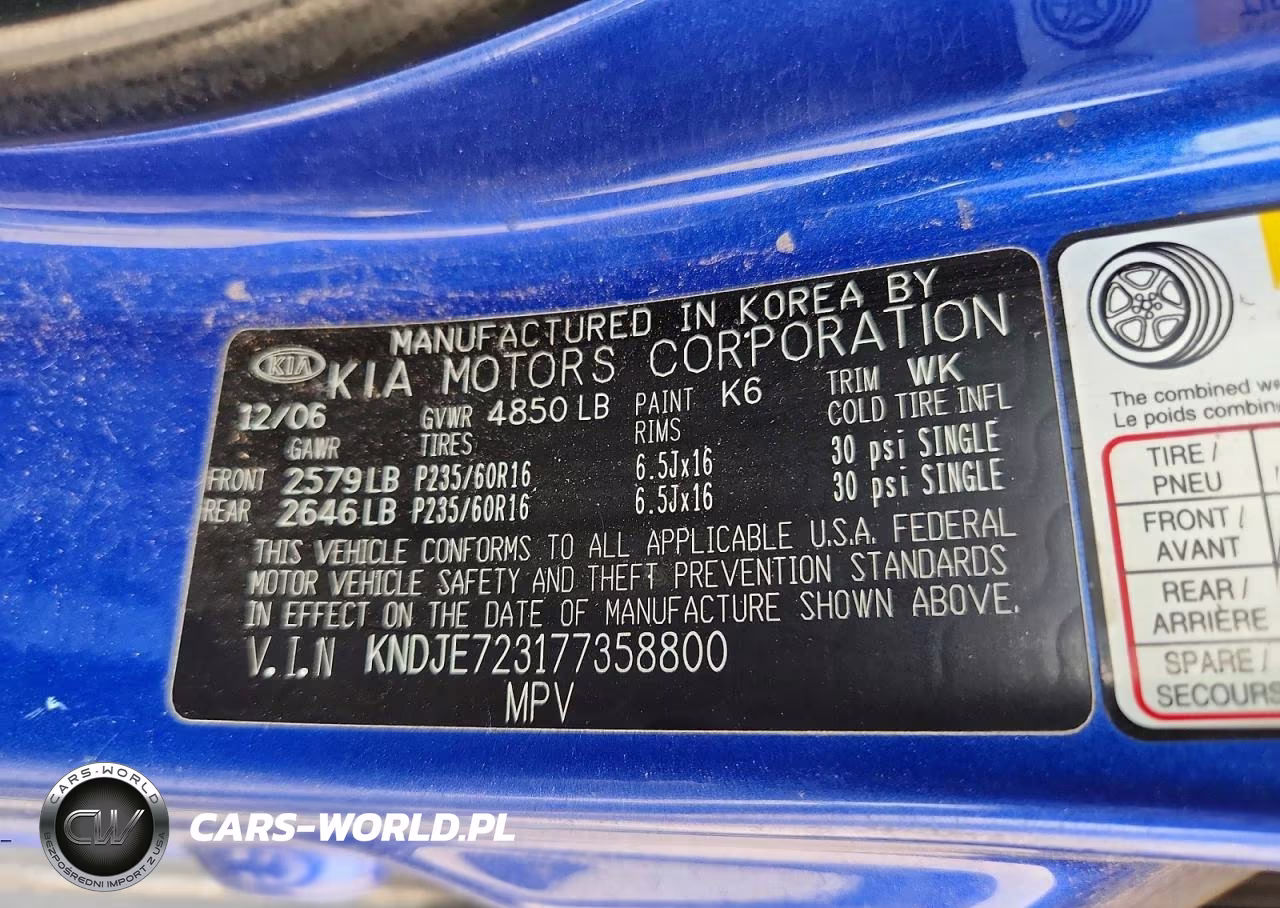 2007 Kia Sportage Lx VIN:KNDJE723177358800 - 13