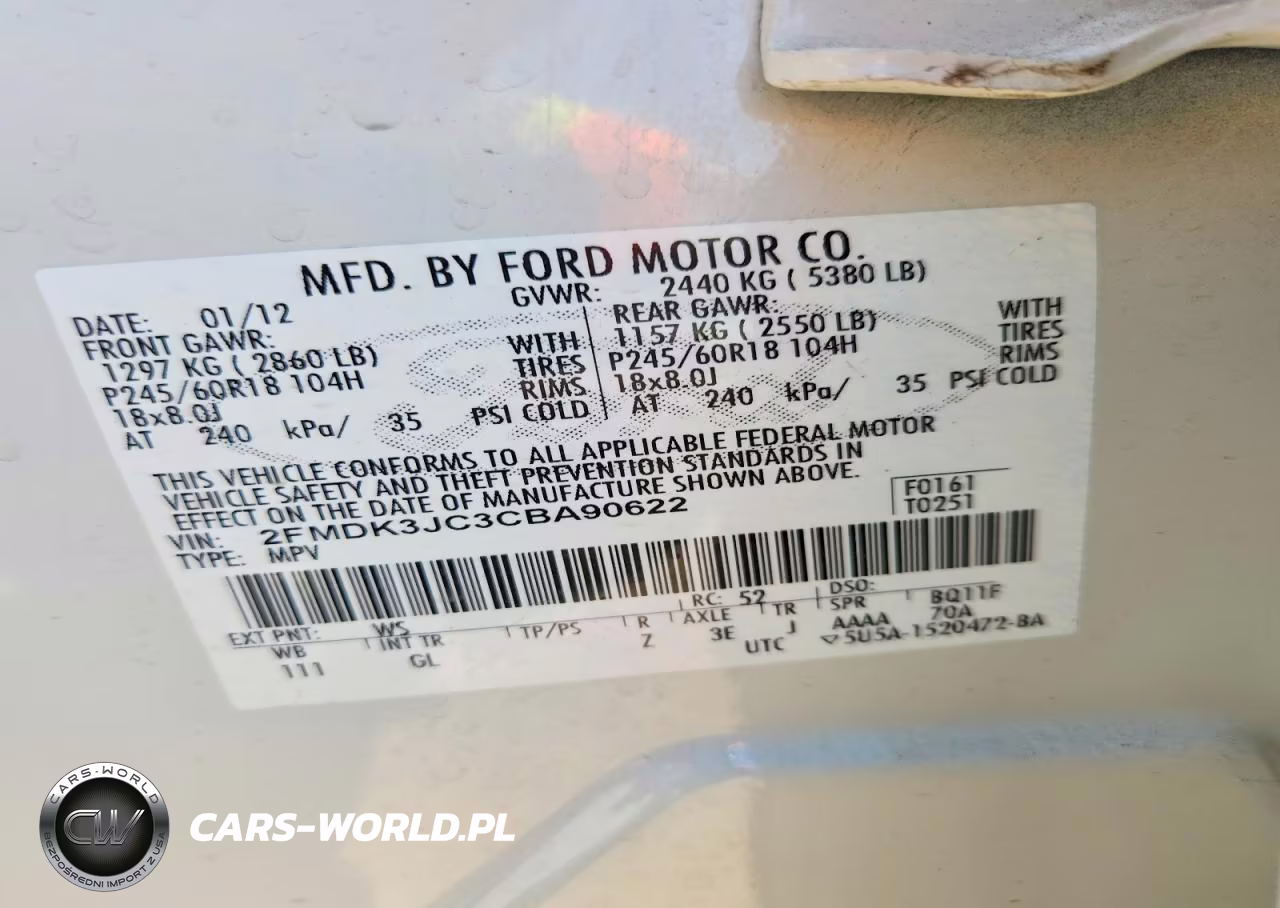 2012 Ford Edge Sel VIN:2FMDK3JC3CBA90622 - 13
