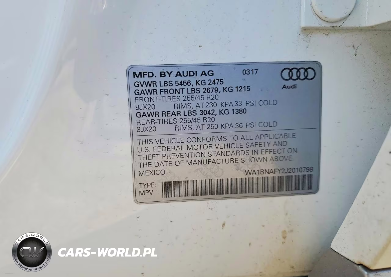 2018 Audi Q5 Premium Plus VIN:WA1BNAFY2J2010798 - 12